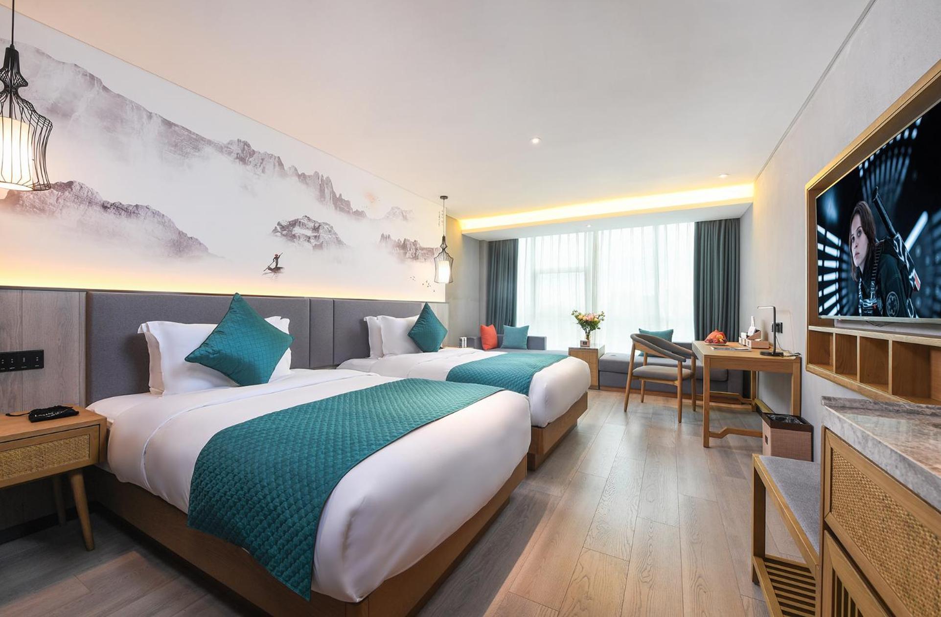 Mehood Lestie International Hotel Nancun Wanbo Metro Station Branch - Free Shuttle Bus To Canton Fair Complex During Canton Fair Period & Free Breakfast & Free Afternoon Tea & Free Midnight Snack & Free Vpn Internet Access Luaran gambar